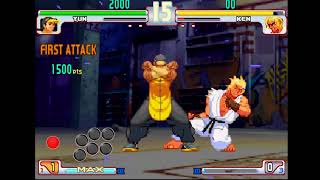 Street Fighter III 3rd Strike  ACSlayer  Yuns Keeper Jin Stick sounds [upl. by Sanders]