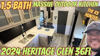 2024 Heritage Glen 36FL  RV with the Best Outdoor Kitchen Setup [upl. by Netty]