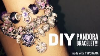 DIY Style Pandora Bracelet with Crystal beads and charms [upl. by Esened]