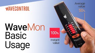 Introduction and basic usage of WaveMon Personal RF Monitor  Wavecontrol [upl. by Aened940]