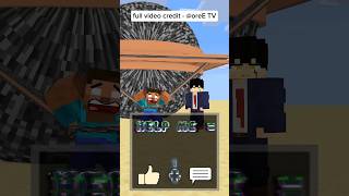 Please help Herobrine 💀💀💀 minecraft minecraftanimation oreETV [upl. by Croydon]