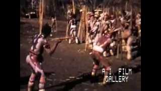 Rare Footage  1950s Amazonian atlatl competition [upl. by Pang727]