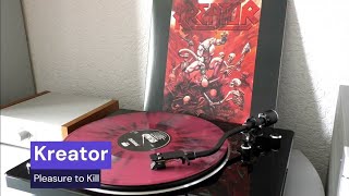 Kreator  Pleasure To Kill Magenta Black Splatter Vinyl [upl. by Ergener954]