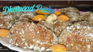 Dharwad Peda  😋Only 4 Ingredients Recipe In 10 Min  Easy To Make Milk Powder Peda😋 [upl. by Narcis]