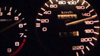 Honda Civic EJ1 D16Z6 acceleration 0200kmh [upl. by Llerred953]