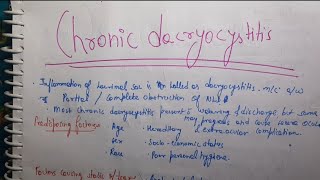 Chronic Dacryocystitis Ophthalmology [upl. by Hawk]