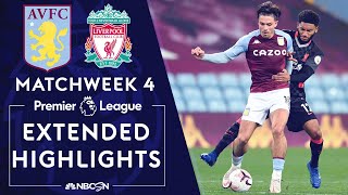 Aston Villa v Liverpool  PREMIER LEAGUE HIGHLIGHTS  1042020  NBC Sports [upl. by Eiramik]