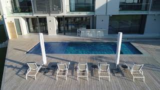 Designer Pool Covers Slatted Automatic Pool Cover [upl. by Anialem]