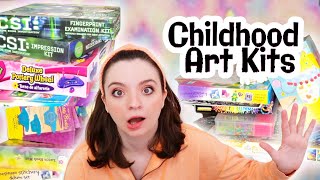 Finishing EVERY Childhood Art Kit [upl. by Pompei396]