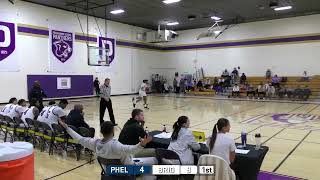 PBT Phelps vs Bridgeport Prep 1724 [upl. by Nonnek]