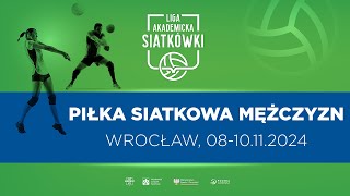 Liga Akademicka AZS  Wrocław  Piłka Siatkowa M  Politechnika Wrocławska  AWF Katowice [upl. by Ahsima719]