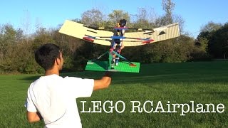 RC Flying Lego Airplane [upl. by Alesiram155]