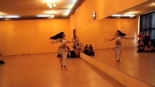 Yulianna Voronina Workshops in Kiev Lyrical song [upl. by Ecnarual]