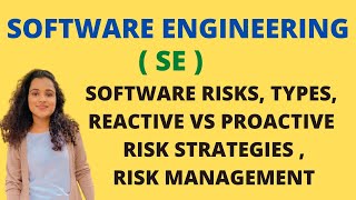 Software Risks  Strategies Types Risk Management SE [upl. by Earesed143]