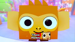 I Hatched FIRST TITANIC MONKEY in Pet Simulator 99 [upl. by Auohp617]