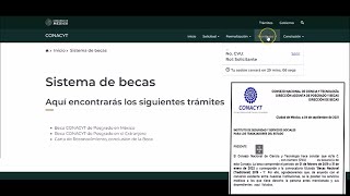 Beca Nacional CONACyT Formalizada ¿Cómo descargar la Carta para el ISSSTE [upl. by Sadira260]