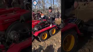 Mini Crawler Rotary Tiller VS Micro Wheeled Rotary Cultivator [upl. by Iahc]