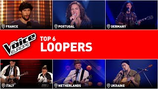 MINDBLOWING Blind Auditions with LOOP STATIONS on The Voice  TOP 6 [upl. by Enibas]