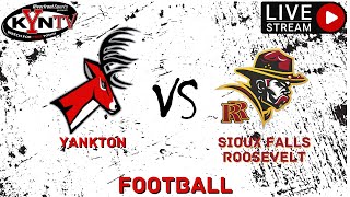 Yankton Bucks Football vs Sioux Falls Roosevelt [upl. by Rusticus]