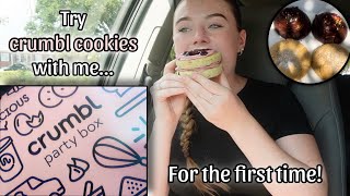 TRY CRUMBL COOKIES WITH ME [upl. by Kaitlynn]