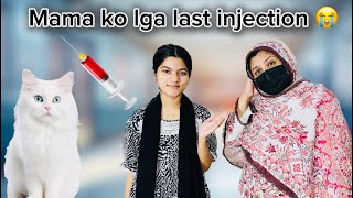 Mama ko laga last injection  Mama ko bili ny panja mar dia 😭 [upl. by Einnos]