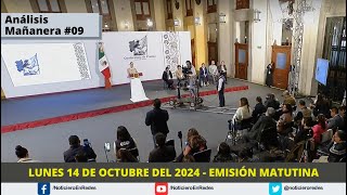 Edición Matutina Lunes 14 de Octubre del 2024 [upl. by Atlas]