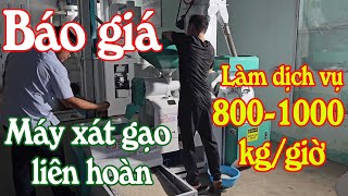 Báo giá chi tiết máy xát gạo liên hoàn LH1000 [upl. by Milon104]