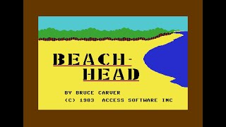 Commodore 64 Longplay 251 Beach Head EU [upl. by Petta]