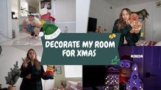 DECORATING MY ROOM FOR CHRISTMAS  2024 edition [upl. by Aggi506]