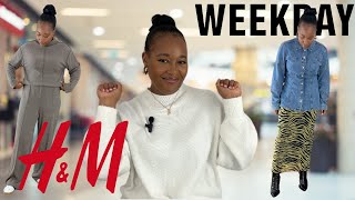 HampM AND WEEKDAY AUTUMN HAUL  NEW IN HAUL TRY ON [upl. by Eseneg233]