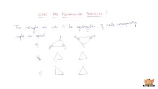 What are equiangular triangles [upl. by Kono157]