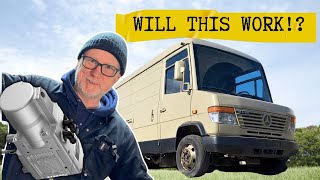 I bought the cheapest water heater I could find online BUT WILL IT WORK winter Vanlife [upl. by Clari47]