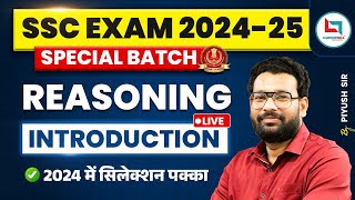 Reasoning Introduction  By Piyush Varshney Sir [upl. by Anaujahs]