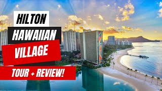 Hilton Hawaiian Village Waikiki Beach Resort Tour and Review  Rainbow Tower Upgrade [upl. by Enilrek]