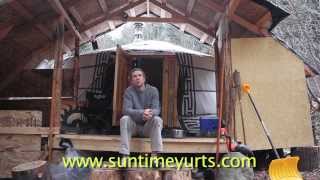 Wood Stove  Yurt  Warmth [upl. by Arual]