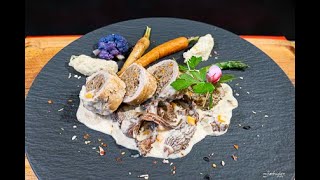 PAUPIETTE DE VEAU A LA CREME DE GIROLLES amp MORILLES [upl. by Nacnud]