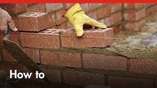 Bricklaying 101 How To Build A Brick Wall  Bunnings Warehouse [upl. by Birgit]