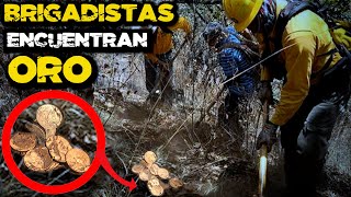 ENTRE LAS CENIZAS DESCUBREN MONEDAS DE ORO CONTROLANDO UN INCENDIO EN UN CERRO [upl. by Kelli]