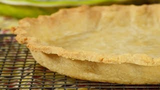 Prebaked Pie Crust Recipe Demonstration  Joyofbakingcom [upl. by Imhsar377]