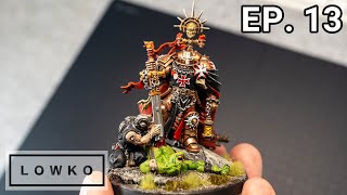 Painting the Warhammer 40k High Marshal Helbrecht with Lowko Ep 13 [upl. by Ahsenrad]