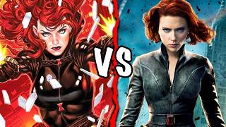 Every Difference Between BLACK WIDOW Comics amp MCU Explained [upl. by Merrel]