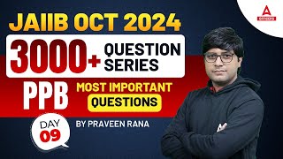 JAIIB PPB Important Questions 9  JAIIB PPB  JAIIB 2024 Online Classes  JAIIB Oct 2024 [upl. by Aenea]