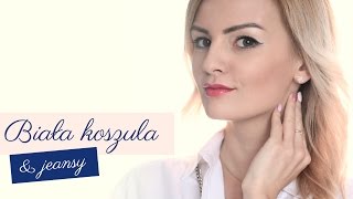 Jak nosić białą koszulę i jeansy  Moda  Fashionable [upl. by Orteip]