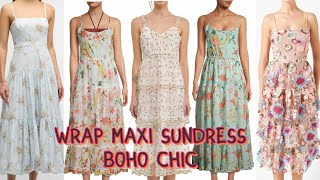 Tularosa Wrap Maxi Sundress  Size Small  Boho Chic Fashion MustHave  Summer Maxi dresses [upl. by Suirauqed268]