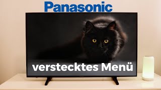 Panasonic Smart TV 2022 verstecktes Menü [upl. by Decima300]