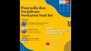 Diskusi Publik  Pancasila dan Sosialisme Soekarno Saat Ini  Megawati Institute [upl. by Ellehcyt]