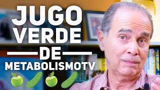 Jugo verde de MetabolismoTV 🥒🥬🍏 en VIVO con Frank Suárez [upl. by Nodnal]