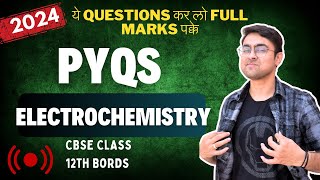 Class 12 Chemistry  Most Important PYQ of Electrochemistry  Boards 2024  GRAVITY CIRCLE [upl. by Rehoptsirhc630]