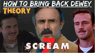 SCREAM 7 THEORY  HOW TO BRING BACK DEWEY RILEY  DAVID ARQUETTE [upl. by Esmerolda]