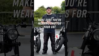 Motorcycle CBT  What should you wear 🚲 motorcycle motorcycletraining CBTTraining [upl. by Bloch]